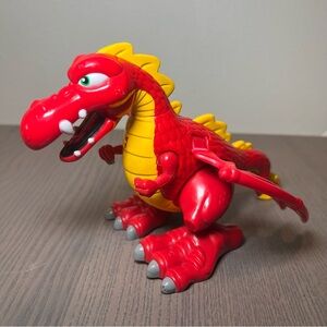 VTG FISHER PRICE 1999 GREAT ADVENTURES RED DRAGON MAGIC CASTLE 72926